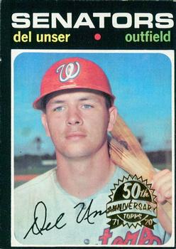2020 Topps Heritage - 50th Anniversary Buybacks #33 Del Unser Front
