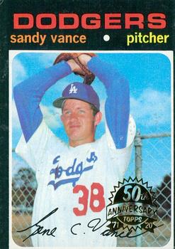 2020 Topps Heritage - 50th Anniversary Buybacks #34 Sandy Vance Front