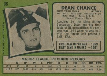 2020 Topps Heritage - 50th Anniversary Buybacks #36 Dean Chance Back