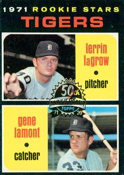 2020 Topps Heritage - 50th Anniversary Buybacks #39 Tigers 1971 Rookie Stars (Lerrin LaGrow / Gene Lamont) Front