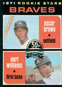 2020 Topps Heritage - 50th Anniversary Buybacks #52 Braves Rookies - Brown / Williams Front