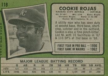 2020 Topps Heritage - 50th Anniversary Buybacks #118 Cookie Rojas Back