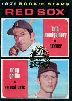 2020 Topps Heritage - 50th Anniversary Buybacks #176 Red Sox 1971 Rookie Stars (Bob Montgomery / Doug Griffin) Front