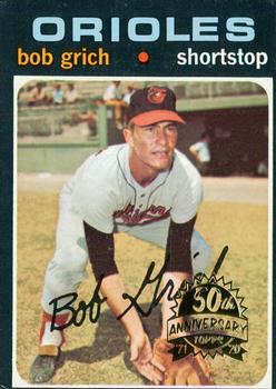 2020 Topps Heritage - 50th Anniversary Buybacks #193 Bob Grich Front