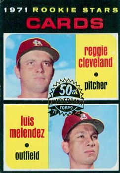 2020 Topps Heritage - 50th Anniversary Buybacks #216 Cards Rookies - Cleveland / Melendez Front