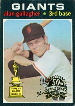 2020 Topps Heritage - 50th Anniversary Buybacks #224 Alan Gallagher Front