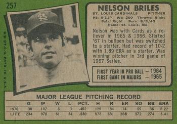 2020 Topps Heritage - 50th Anniversary Buybacks #257 Nelson Briles Back