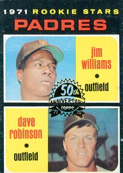 2020 Topps Heritage - 50th Anniversary Buybacks #262 Padres 1971 Rookie Stars (Jim Williams / Dave Robinson) Front