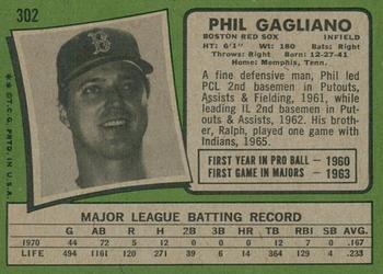 2020 Topps Heritage - 50th Anniversary Buybacks #302 Phil Gagliano Back