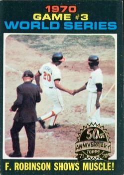 2020 Topps Heritage - 50th Anniversary Buybacks #329 1970 World Series Game 3 Front