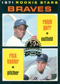 2020 Topps Heritage - 50th Anniversary Buybacks #494 Braves 1971 Rookie Stars (Ralph Garr / Rick Kester) Front