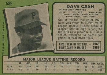 2020 Topps Heritage - 50th Anniversary Buybacks #582 Dave Cash Back