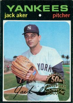 2020 Topps Heritage - 50th Anniversary Buybacks #593 Jack Aker Front