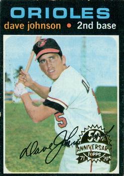 2020 Topps Heritage - 50th Anniversary Buybacks #595 Dave Johnson Front
