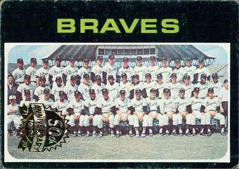 2020 Topps Heritage - 50th Anniversary Buybacks #652 Braves Team Front