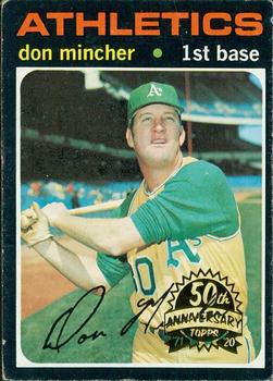 2020 Topps Heritage - 50th Anniversary Buybacks #680 Don Mincher Front