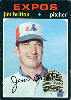 2020 Topps Heritage - 50th Anniversary Buybacks #699 Jim Britton Front