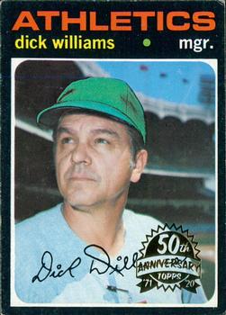 2020 Topps Heritage - 50th Anniversary Buybacks #714 Dick Williams Front