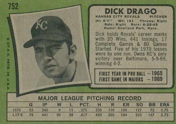 2020 Topps Heritage - 50th Anniversary Buybacks #752 Dick Drago Back