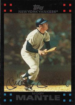 2007 Topps - Red Back #7 Mickey Mantle Front