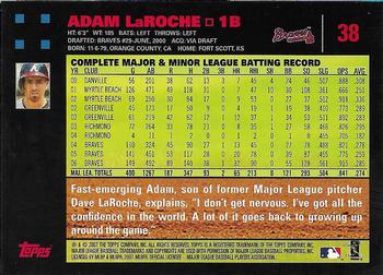 2007 Topps - Red Back #38 Adam LaRoche Back