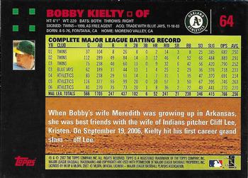2007 Topps - Red Back #64 Bobby Kielty Back