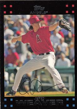 2007 Topps - Red Back #75 Jered Weaver Front