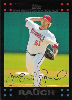 2007 Topps - Red Back #136 Jon Rauch Front