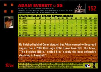 2007 Topps - Red Back #152 Adam Everett Back