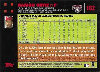 2007 Topps - Red Back #182 Ramon Ortiz Back