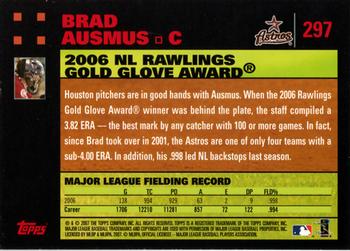 2007 Topps - Red Back #297 Brad Ausmus Back
