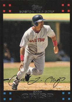 2007 Topps - Red Back #413 Coco Crisp Front