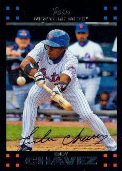 2007 Topps - Red Back #376 Endy Chavez Front