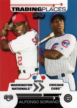 2007 Topps - Trading Places #TP4 Alfonso Soriano Front