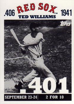 2007 Topps - Ted Williams 406 #TW34 Ted Williams Front
