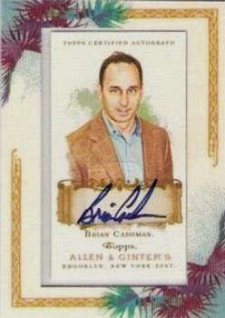 2007 Topps Allen & Ginter - Autographs #AGA-BC Brian Cashman Front
