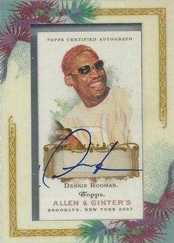 2007 Topps Allen & Ginter - Autographs #AGA-DR Dennis Rodman Front