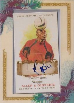 2007 Topps Allen & Ginter - Autographs #AGA-FA Freddy Adu Front