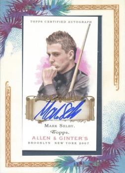 2007 Topps Allen & Ginter - Autographs #AGA-MS Mark Selby Front