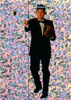 1993 Bleachers Nolan Ryan Promos #NNO Nolan Ryan Tuxedo- Silver Speckled Background Front