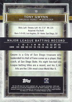 2020 Topps Museum Collection #10 Tony Gwynn Back