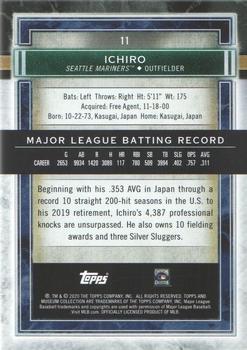2020 Topps Museum Collection #11 Ichiro Back