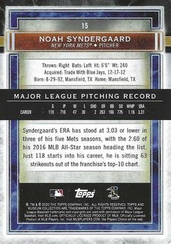 2020 Topps Museum Collection #15 Noah Syndergaard Back