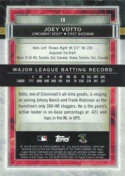 2020 Topps Museum Collection #19 Joey Votto Back
