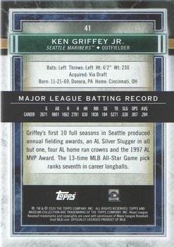 2020 Topps Museum Collection #41 Ken Griffey Jr. Back