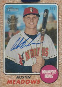 2020 Topps Archives Signature Series - Austin Meadows #177 Austin Meadows Front