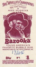 2007 Topps Allen & Ginter - Mini Bazooka #58 Mike Mussina Back