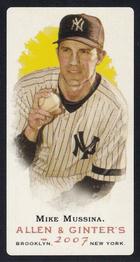 2007 Topps Allen & Ginter - Mini Black No Number #NNO Mike Mussina Front