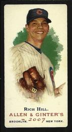 2007 Topps Allen & Ginter - Mini Black No Number #NNO Rich Hill Front