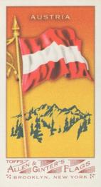 2007 Topps Allen & Ginter - Mini Flags #NNO Austria Front